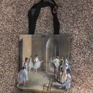 New zipped Edgar Degas tote bag